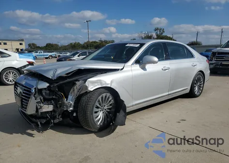 2018 Genesis G90 Ultimate z USA, uszkodzony, nr VIN KMHG54JH7JU043168